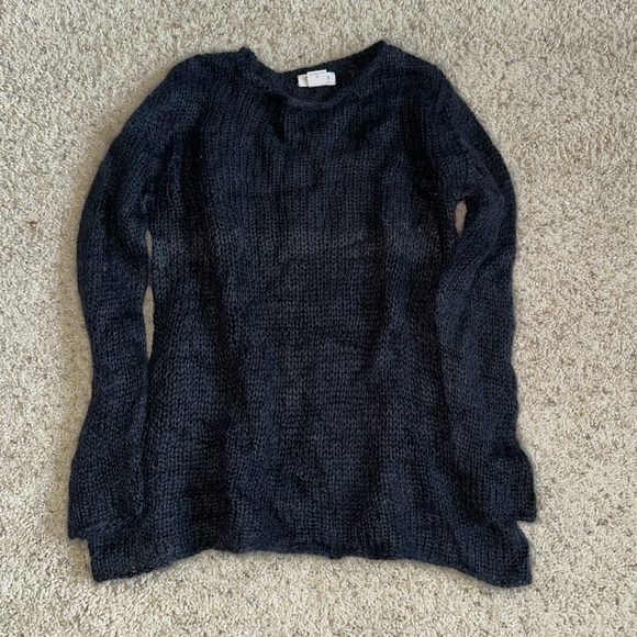 Calvin Collection Vintage 1994 S/S collection Mohair Hand Knit Sweater - Picture 4 of 10